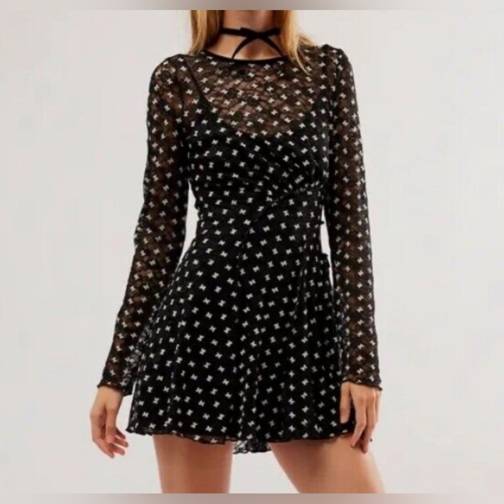 Free People Sheer Delight Dress NWOT Size XS